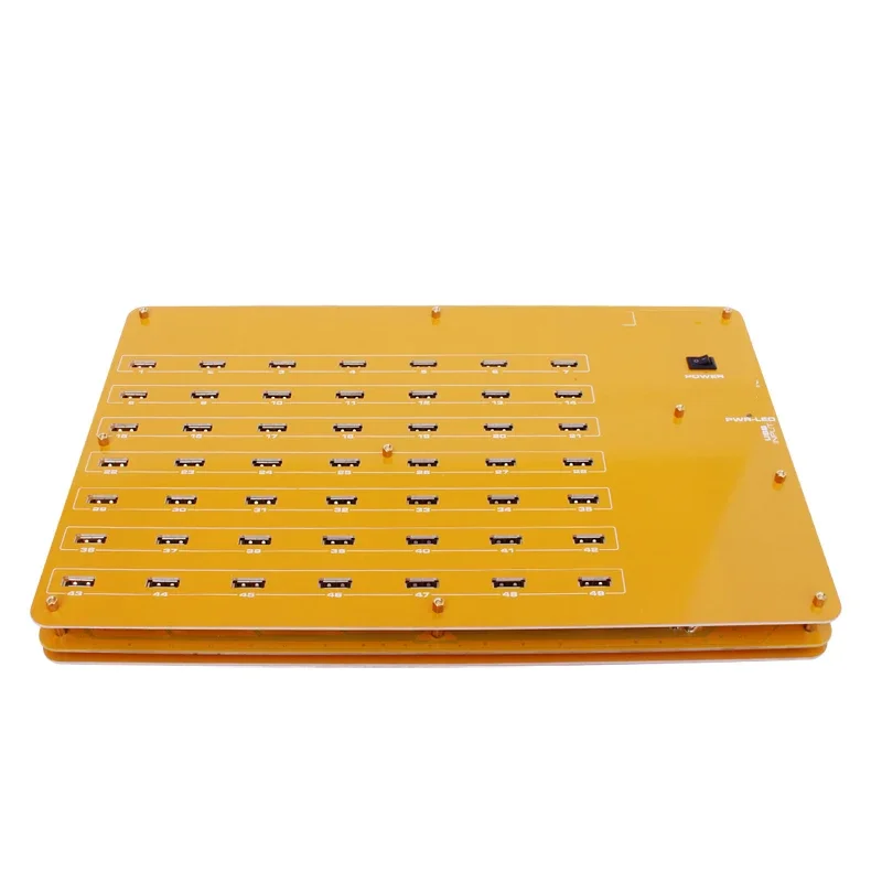 49-портовый промышленный концентратор USB 2.0 49 многопортовый компьютер