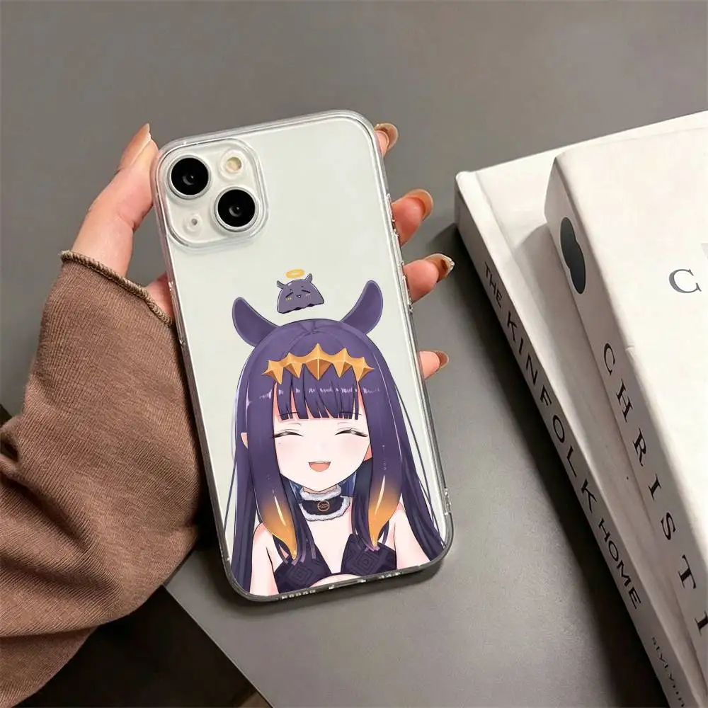 Чехол для телефона Ninomae Ina nis Hololive English для iPhone 17, 16, 15, 14, 13, 12, 11 Plus, Pro Max, мягкий прозрачный чехол (art.: 3920db4323bc4) - 3920db4323bc4