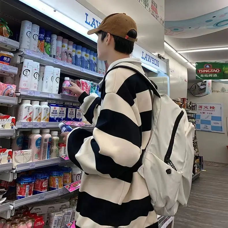 Модная Корейская индивидуализированная рубашка-поло свитшот Мужская Осенняя