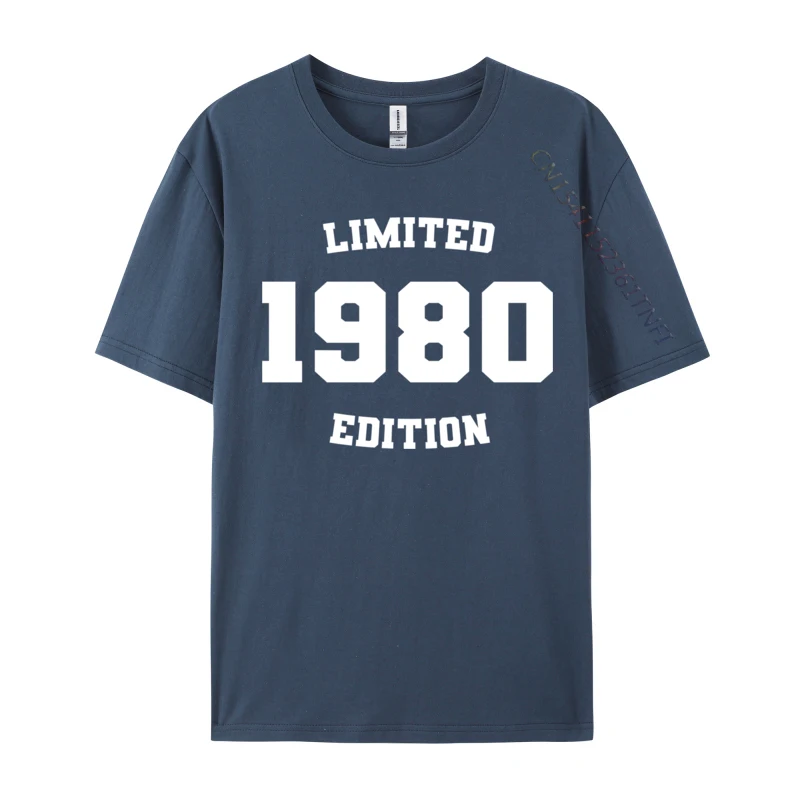 Retro Vintage Made 1980 Limited CasualPrinted On Tops & Tees Sale O Neck Cotton T-Shirts Men Top
