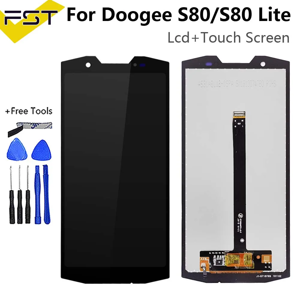 5,99 дюйма Для Doogee S80 ЖК-дисплей и фотоэлемент Для Doogee S80 Lite S80Lite фотоаксессуары с инструментами