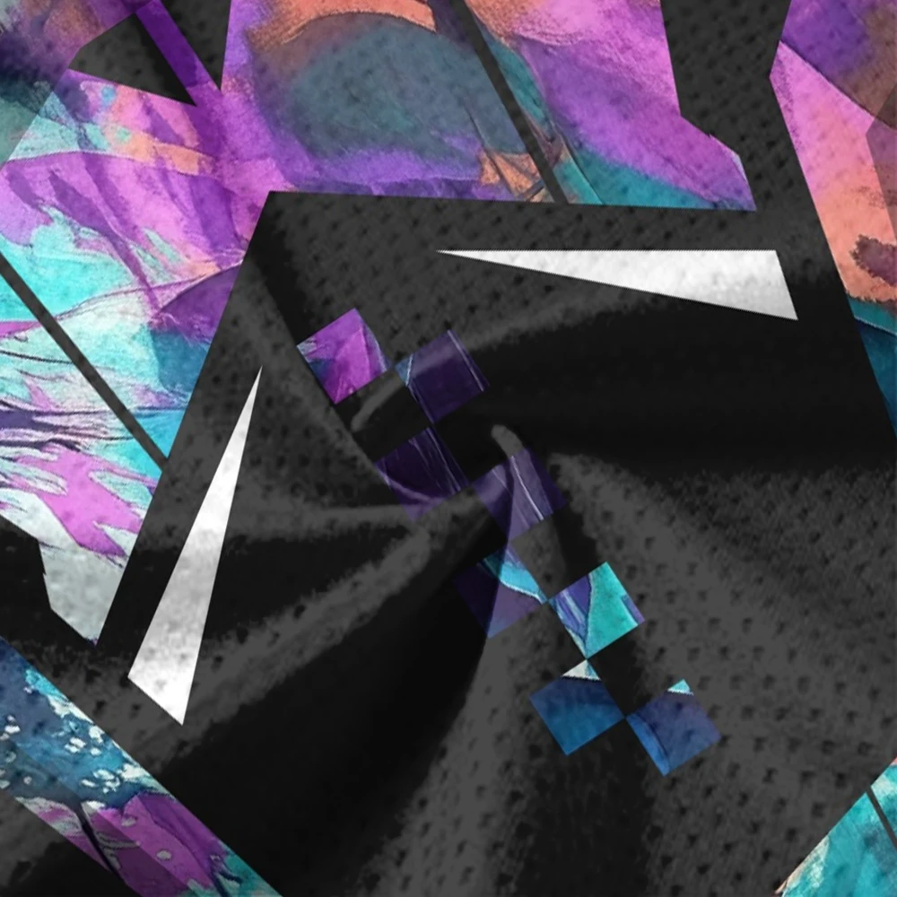 Цветной граффити тренд Велоспорт печать Apple сетка ткань быстросохнущая