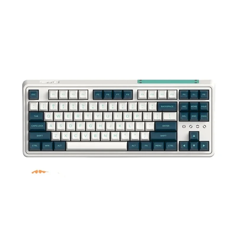 

CMK87-SA однорежимная механическая клавиатура, 87 клавиш, полноклавишная клавиатура с горячей заменой для офисных игр, стандартная раскладка 80%