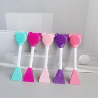 face mask brush silicone gel facial mask diy brushes original soft fashion beauty women skin face care home makeup tools 5colors