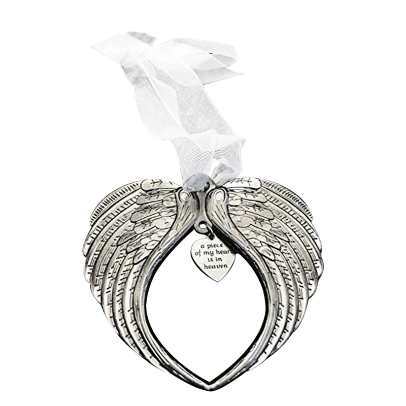 Рождественские украшения Крыло ангела кусок сердца в небесах украшение для