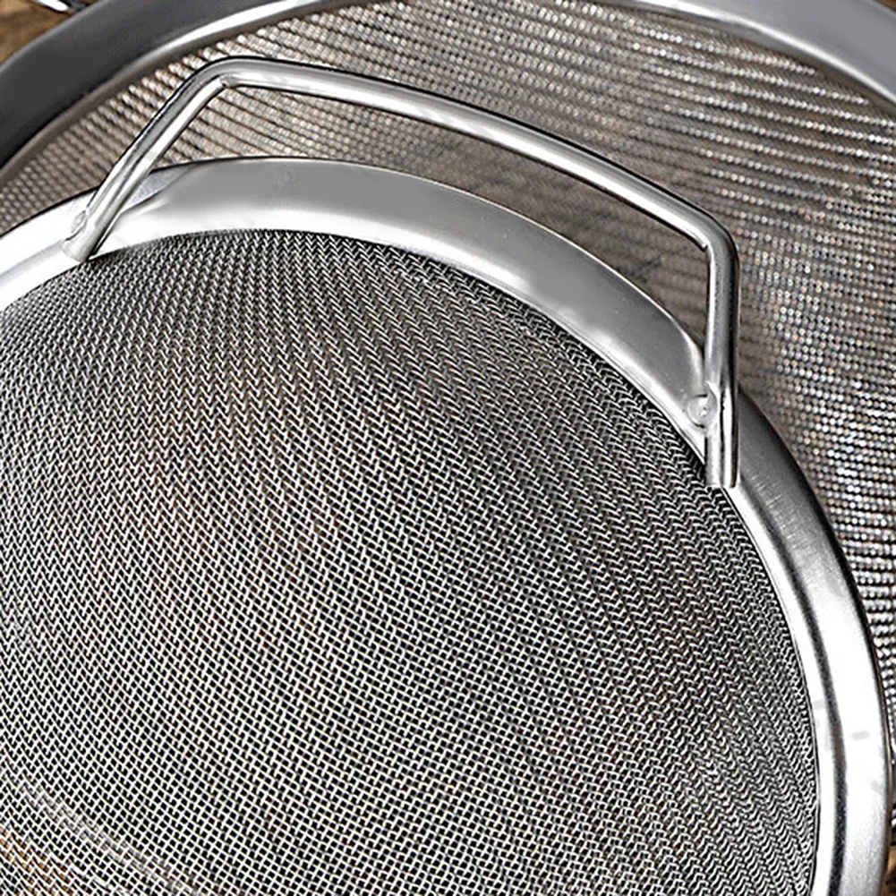 Фильтр с двойной ручкой сито для муки фильтр делает кухню более аккуратной