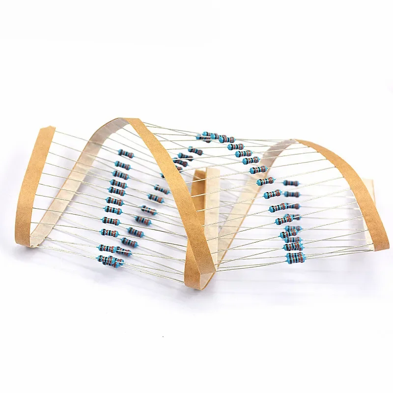 1000 шт. 1/4 Вт 1% металлопленочный резистор 0R~22M 100R 220R 1R 10R 1K 1 5K 2 2K 4 7K 10K 22K 47K 100K 220 1K5 2K2 4K7