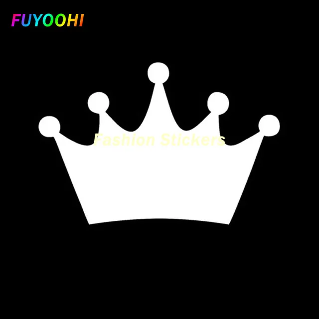 Внешние/защитные модные стикеры FUYOOHI модная Корона гоночная искусственная