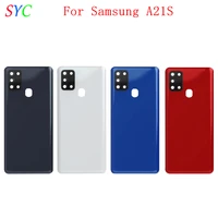 rear door battery cover housing case for samsung a21s a217 back cover with camera lens logo repair parts