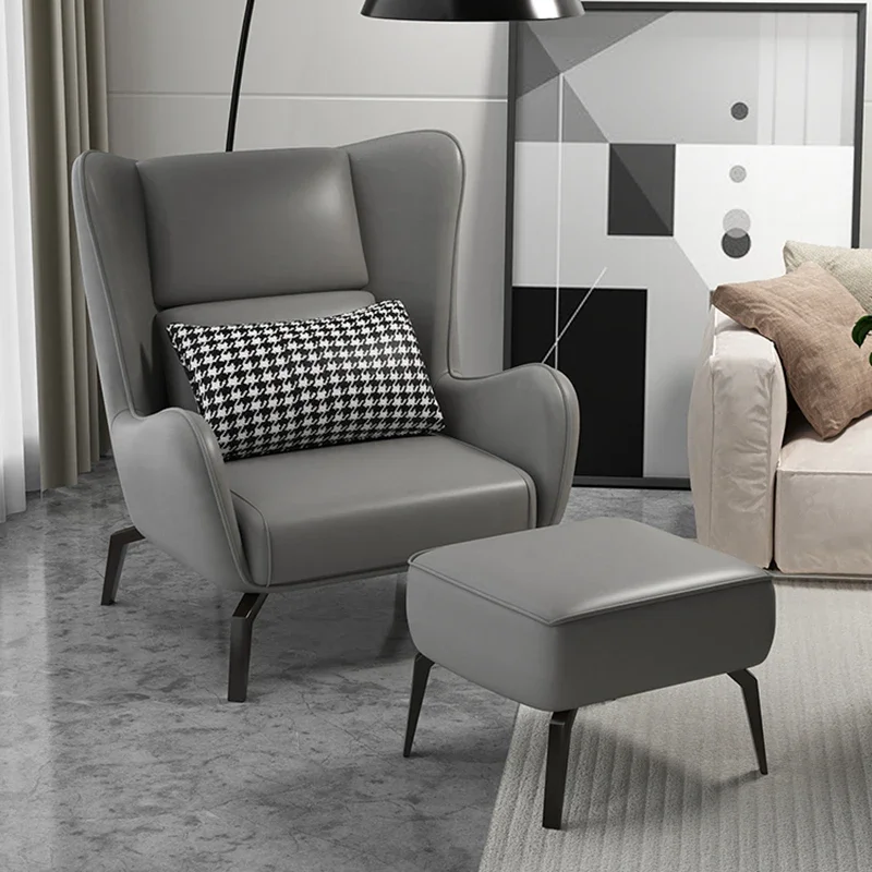 Стулья для гостиной с кожаными ножками диван Contemporain стулья ленивым полом