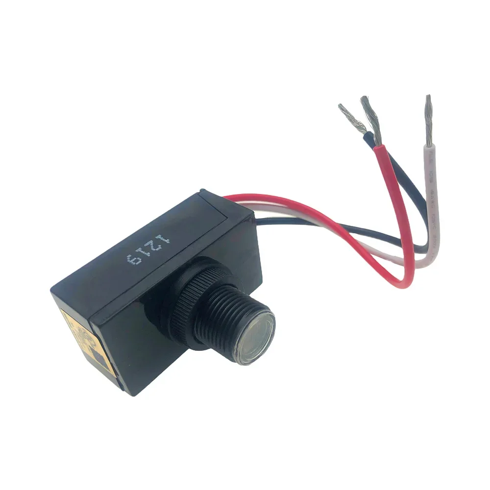 Наружная вертлюжная фотокамера фотоэлемент с управлением от заката света 110 ~ 130 в