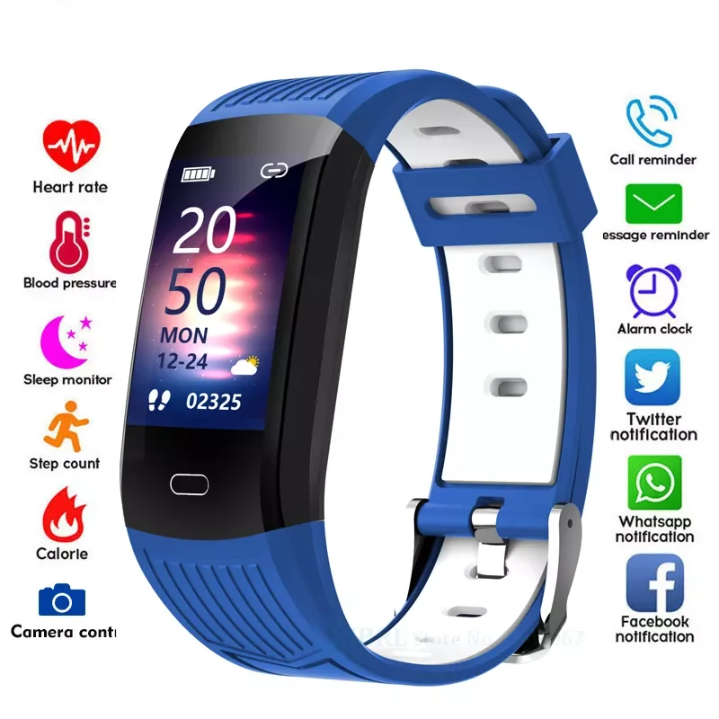 

2022 Sport Bracelet Smart Watch Men Women Smartwatch Fitness Tracker Heart Rate Monitor Electronics Clock Waterproof Smart-Watch