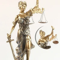 scales of justice gift set themis statue scales of justice statue lawyer judge prosecutor gift set