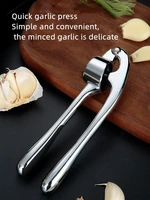 beautiful and practical garlic press simple to operate garlic chopper ginger squeezer masher kitchen gadgets and accessories