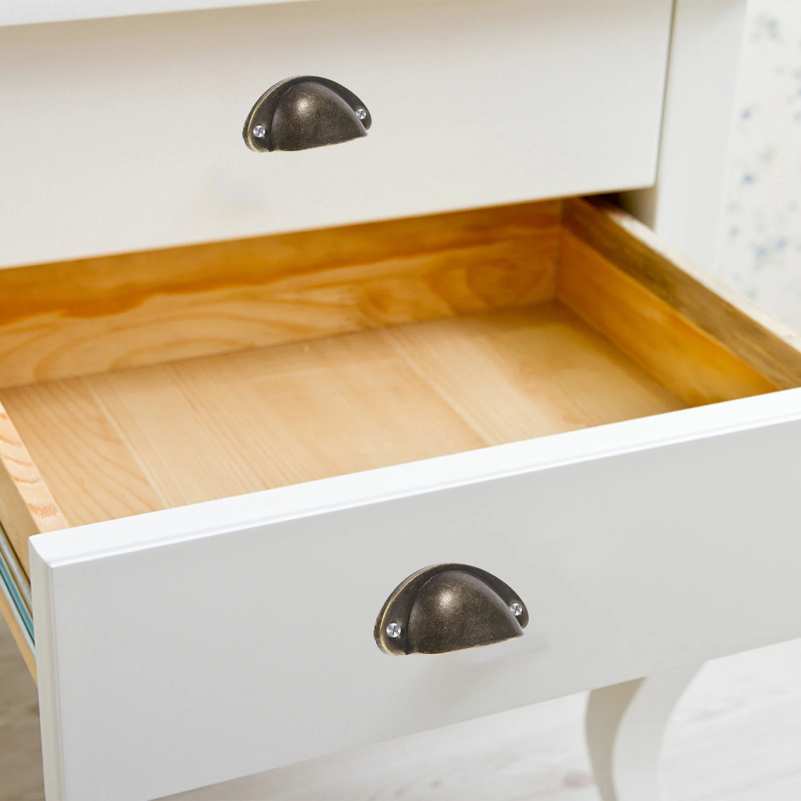 

Semicircle Door Knob Drawer Knobs Cupboard Iron Vintage Pull Handle Closet Dresser