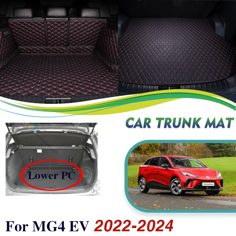 

Luxury Car Rear Trunk Mats For MG4 EV MG 4 EH32 2022 2023 2024 5 Seater Car Mat Carpets Pads Car Accessories Interior Decoration