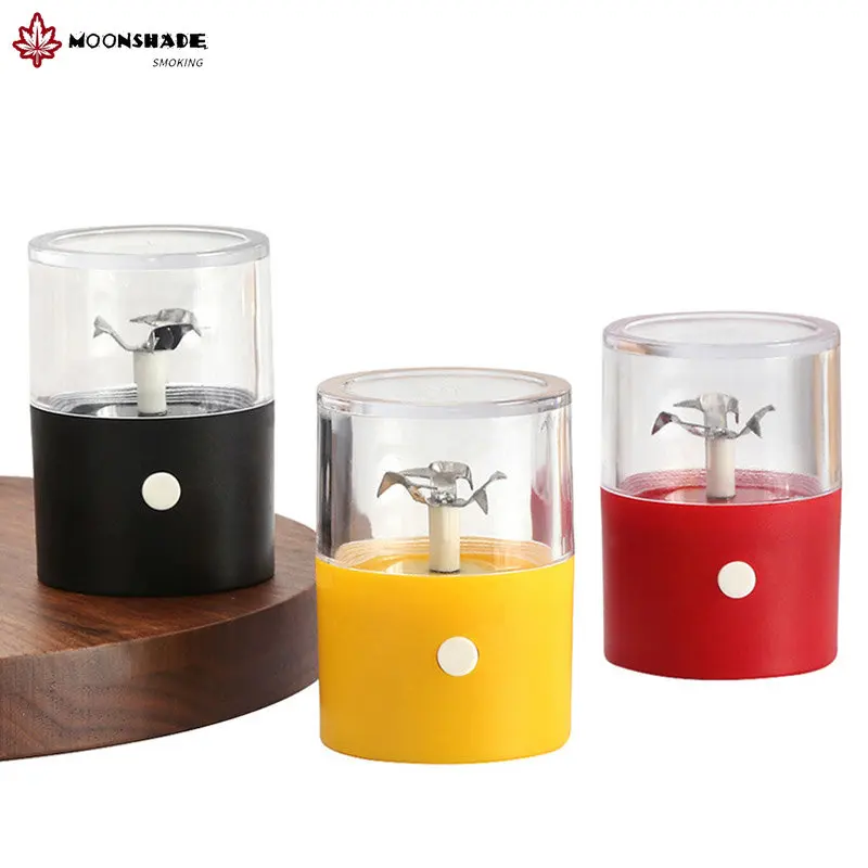 

MOONSHADE Mini Electric Tobacco Grinder Portable USB Charging Crusher Small Size Grass Grinder Herb Smoking Accessories for Home