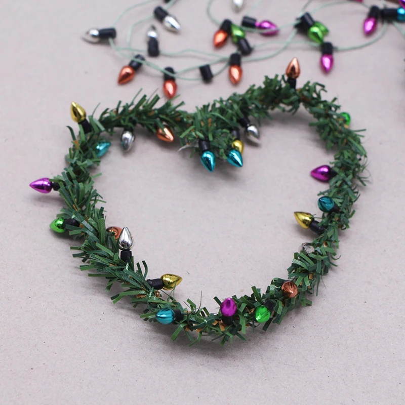 Модель для кукольного домика из ротанга 1/12 искусственная нить Рождественский