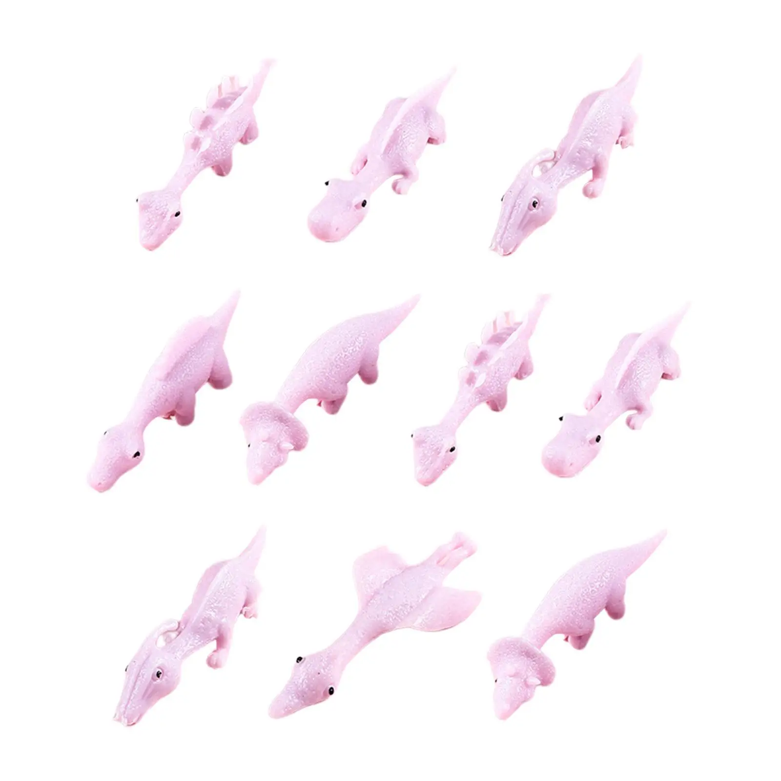 10 шт. рогатки для пальцев динозавров летающие игры женских сувениров