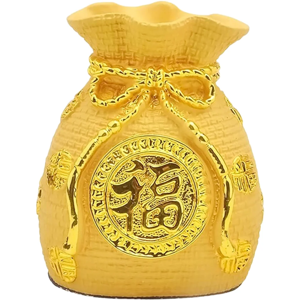 Счастливая сумка-копилка поделки настольный фестиваль денег банка для монет