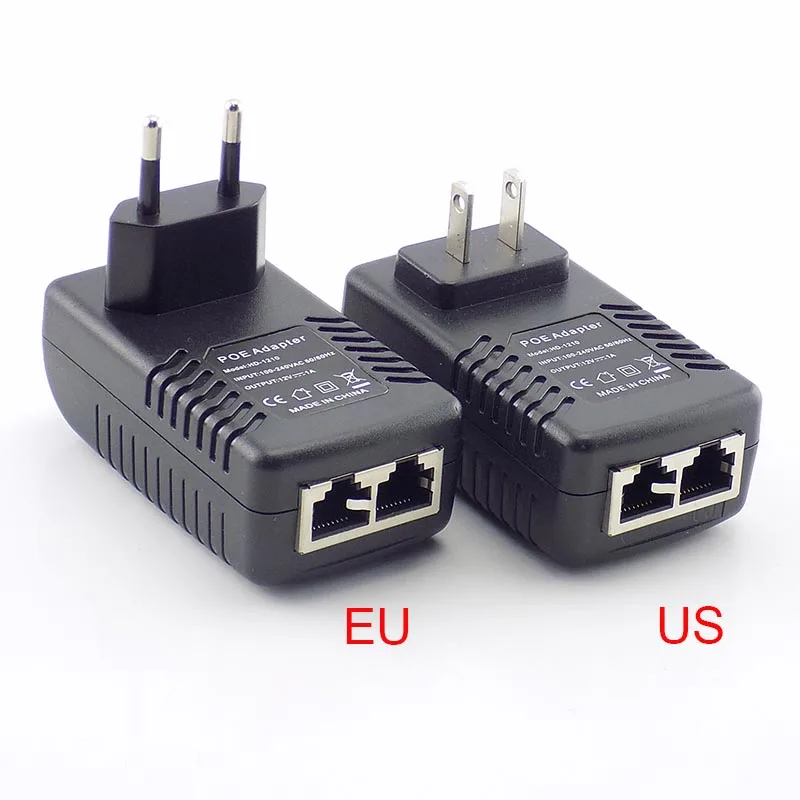 

POE-инжектор для IP-Камеры, 12 В, 1 А