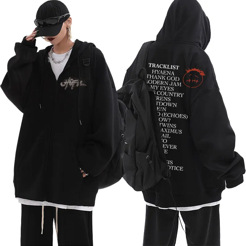 Мужская футболка с капюшоном на молнии