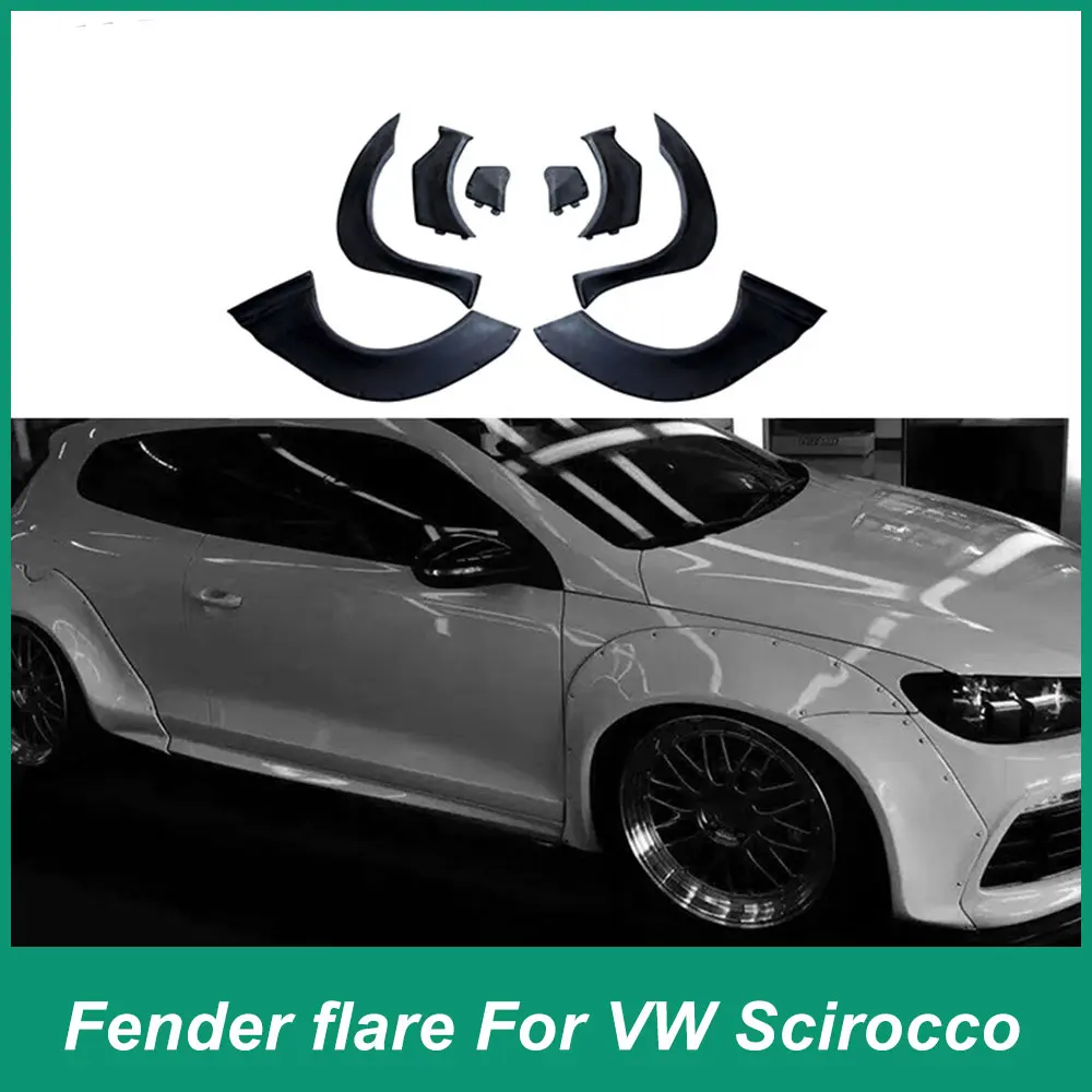 Для Volkswagen Scirocco Shangku R 2009-2013 полный комплект кузова из FRP материал гоночное крыло