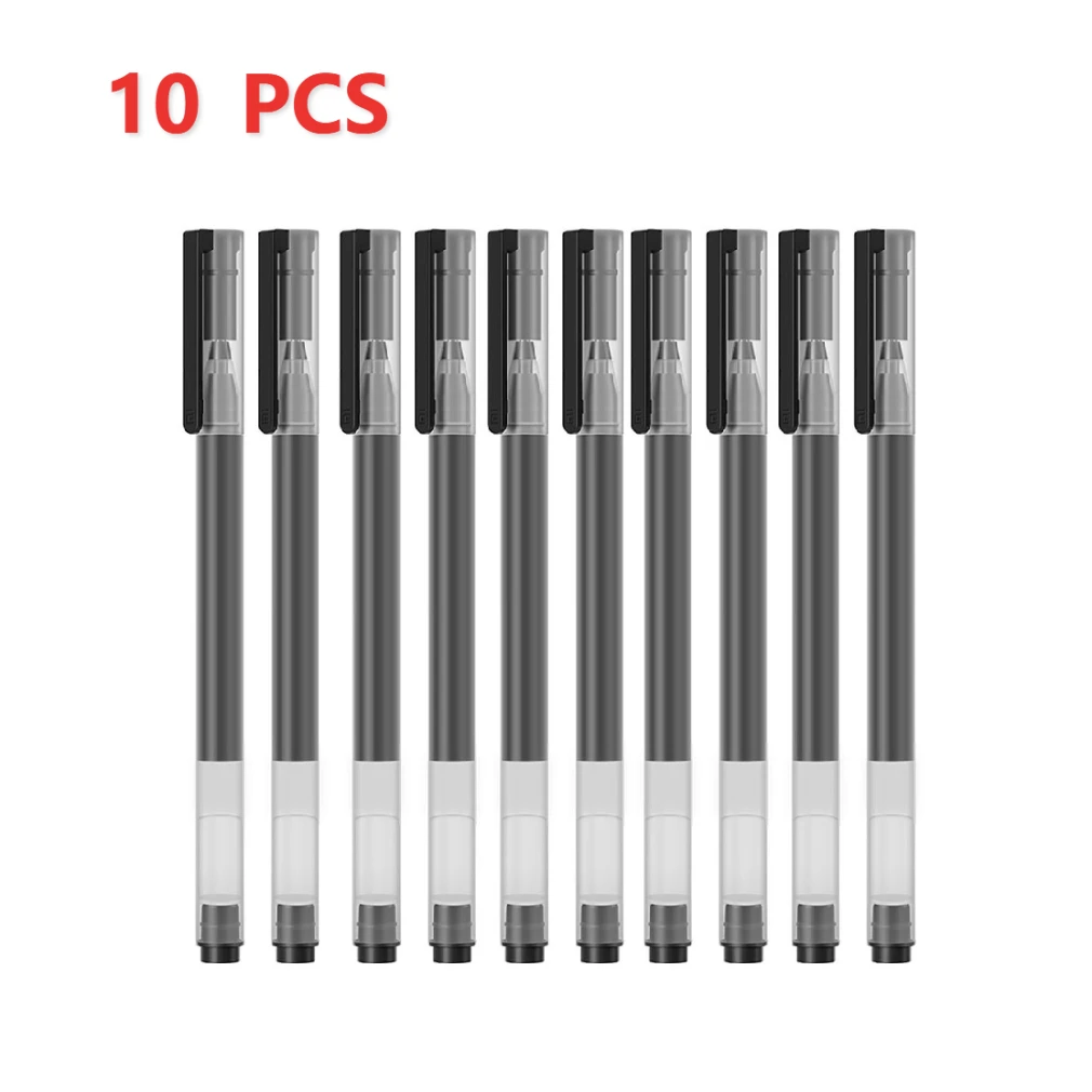 

Original xiaomi pen 10 pcs / 1 box black and red smooth writing student office pen teacher doctor mi pen Japanese ink / 0.5mm