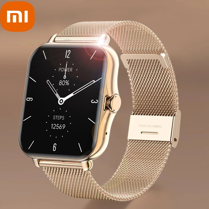 

Xiaomi 2021 New Bluetooth Call Smart Watch Men Women Smartwatch ECG Fitness Tracker Waterproof Touch Screen for Android IOS