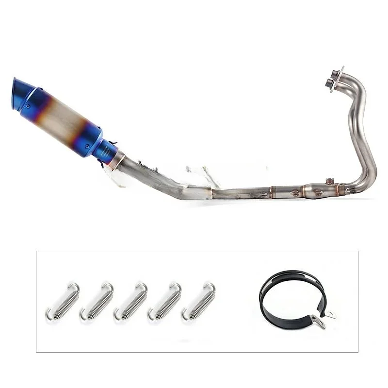 

Ninja 250 250R 300 Ninja250 Ninja300 Middle Pipe Motorcycle Full Exhaust System Escapes Muffler