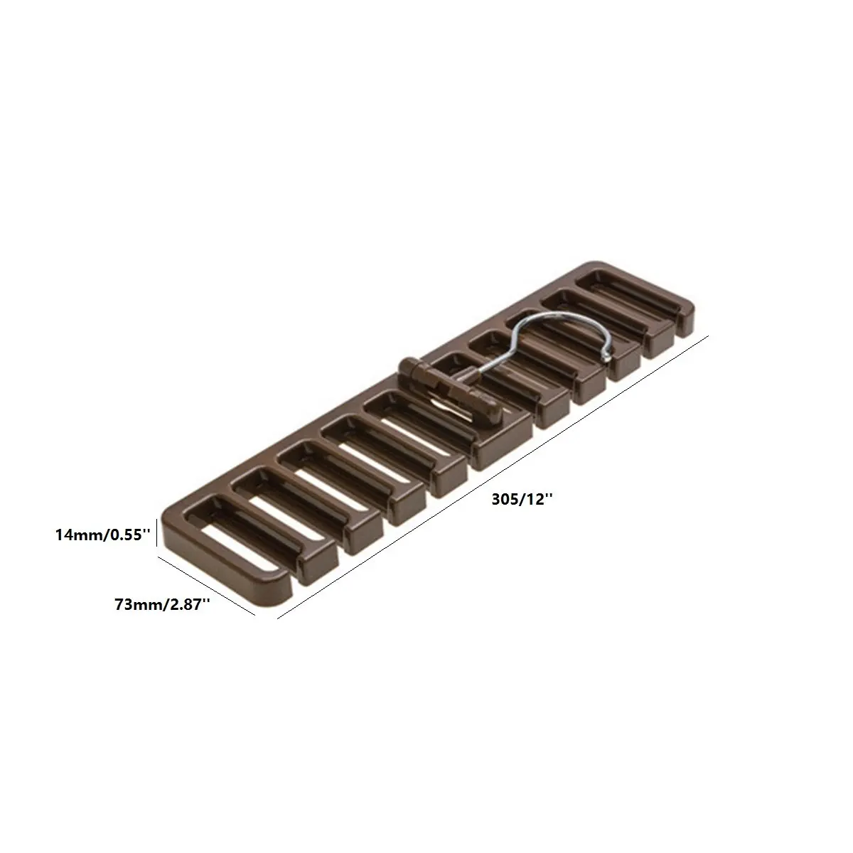 

Пластиковая вешалка для ремней