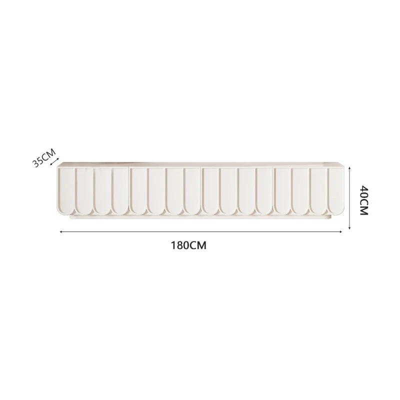 Фото -Современный минималистский свет Luxus-TV-Schrank Couch tisch Комбинация Franzlarıisch Massivholz Wohnzimmer TV-Schrank №2