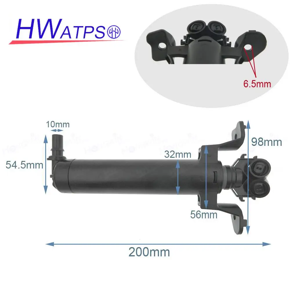 Лампы головного света Распылительная насадка Левая Правая 8V0955101A (LH) и 8V0955102A (RH)