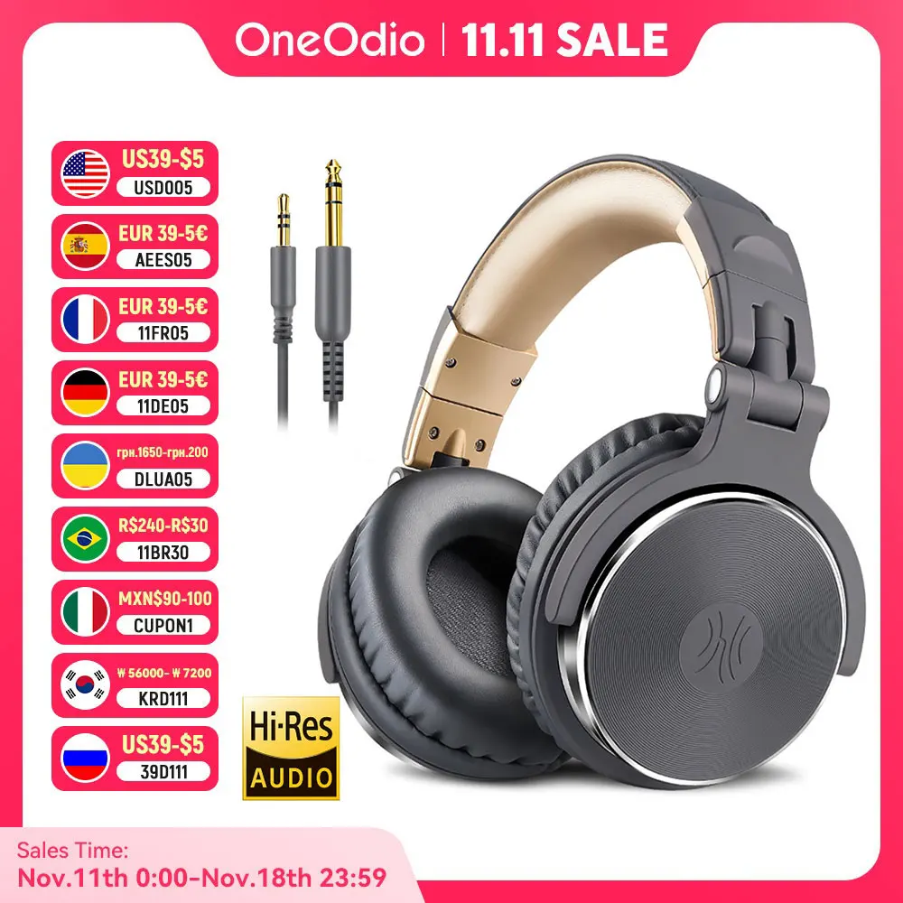 Проводные наушники Oneodio Pro 10