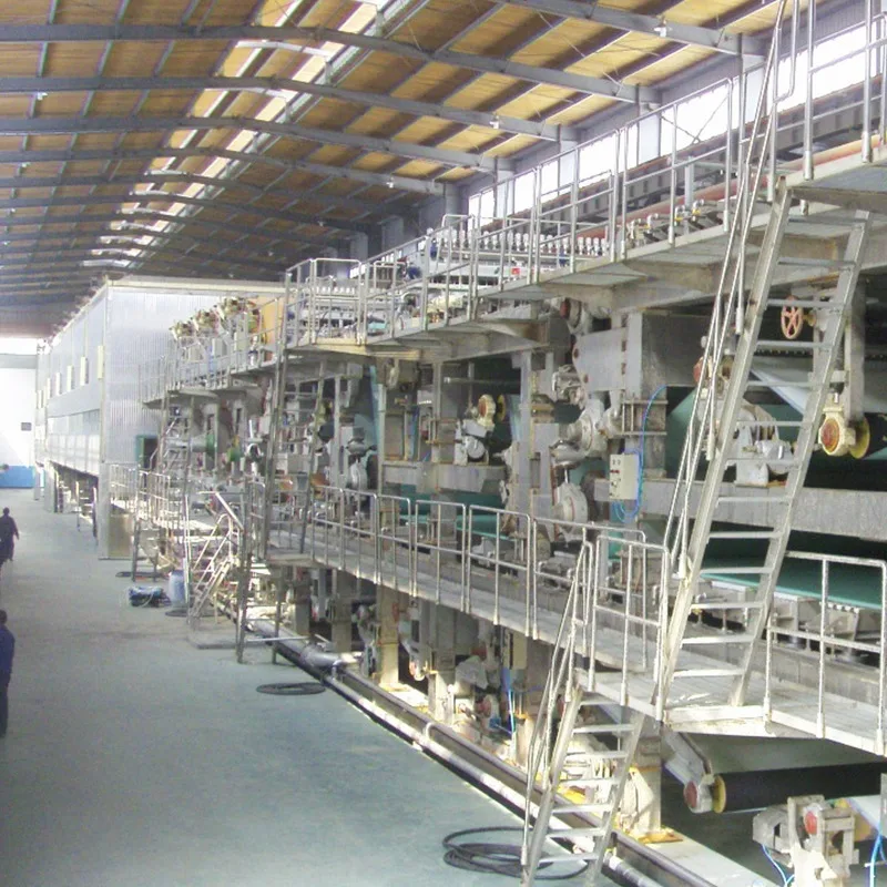 Машина для производства гофрированного картона Однофачная 5-слойная линия по