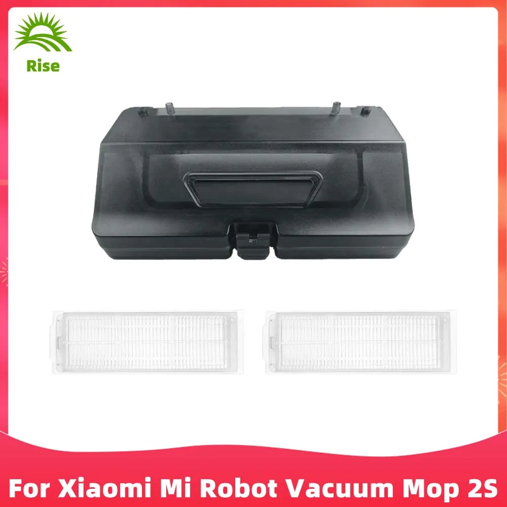 For Xiaomi Mi Robot Vacuum Mop 2S Robot Vacuums 2 in 1 Water Tank Dust Box Spare Part Accessory