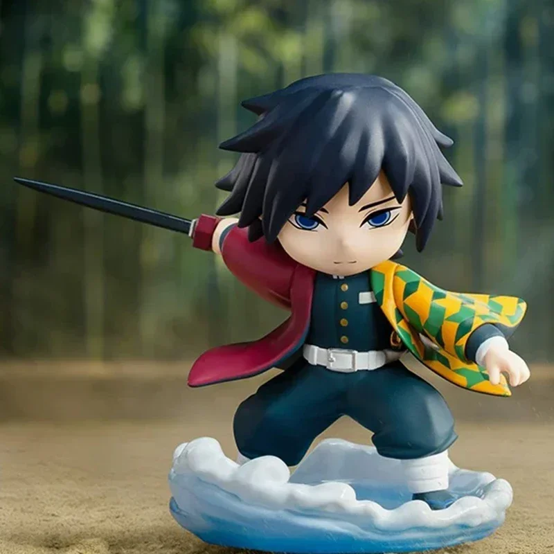 Фото POP MART Demon Slayer Kimetsu No Yaiba Battle Blind Box Оригинальная аниме-фигурка, коллекционная игрушка-сюрприз, подарок №4