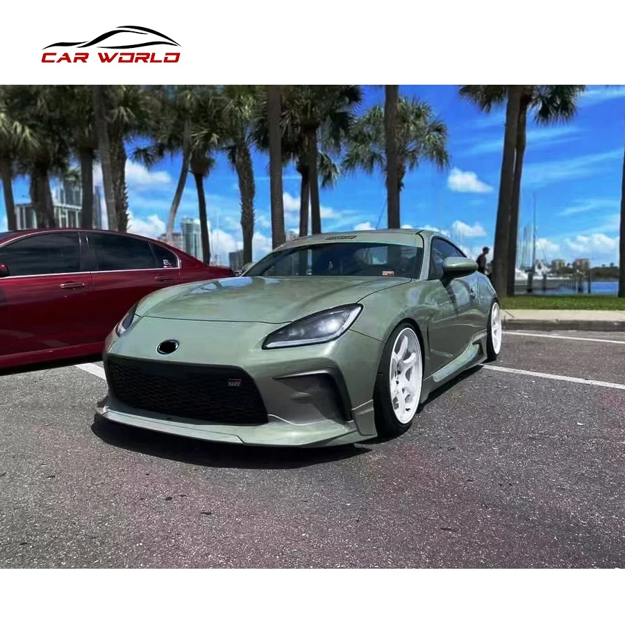 Комплект кузова автомобиля Carworld для Toyota GR86 TRD Style передняя губа задняя боковые