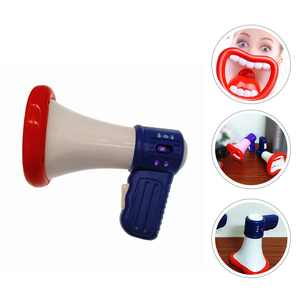 

Megaphone Kids Voice Toy Noisemaker Trumpet Children Changing Loudspeaker Party Changer Bullhorn Microphone Cosplay Role Joke