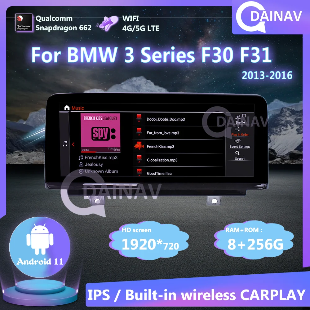 

Автомагнитола на Android 11, 256 ГБ для BMW 3 серии F30 F31 2013-2016, автомагнитола 2 Din, мультимедийный DVD-плеер, GPS-навигация