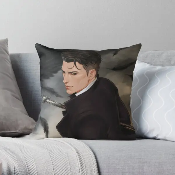 

Kaz Brekker Printing Throw Pillow Cover Soft Case Fashion Home Hotel Wedding Comfort Decor Bedroom Waist Pillows not include