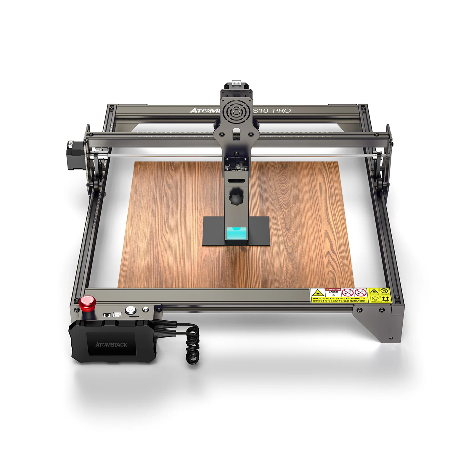 

S10 Pro 150W Effect CNC Laser Engraver Cutting Dual Compression Spot Ultra-thin 10W Laser Output Fixed-Focus 410x400mm