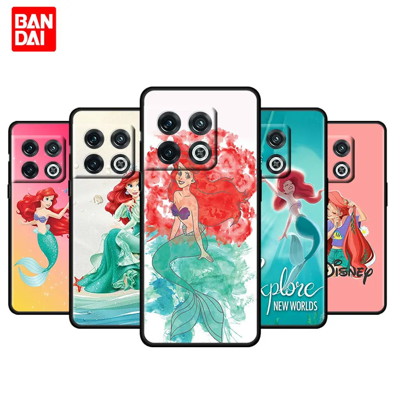 

Cover Case for OnePlus 9 9R 9RT 8 8T 10 Nord CE N200 2 N100 N10 Pro RT 5G Bag Capa Armor Phone Soft Princess Ariel Disney