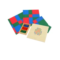 montessori mathematics material square root beads pattern wooden boards primary educational equipment elementary learning tools