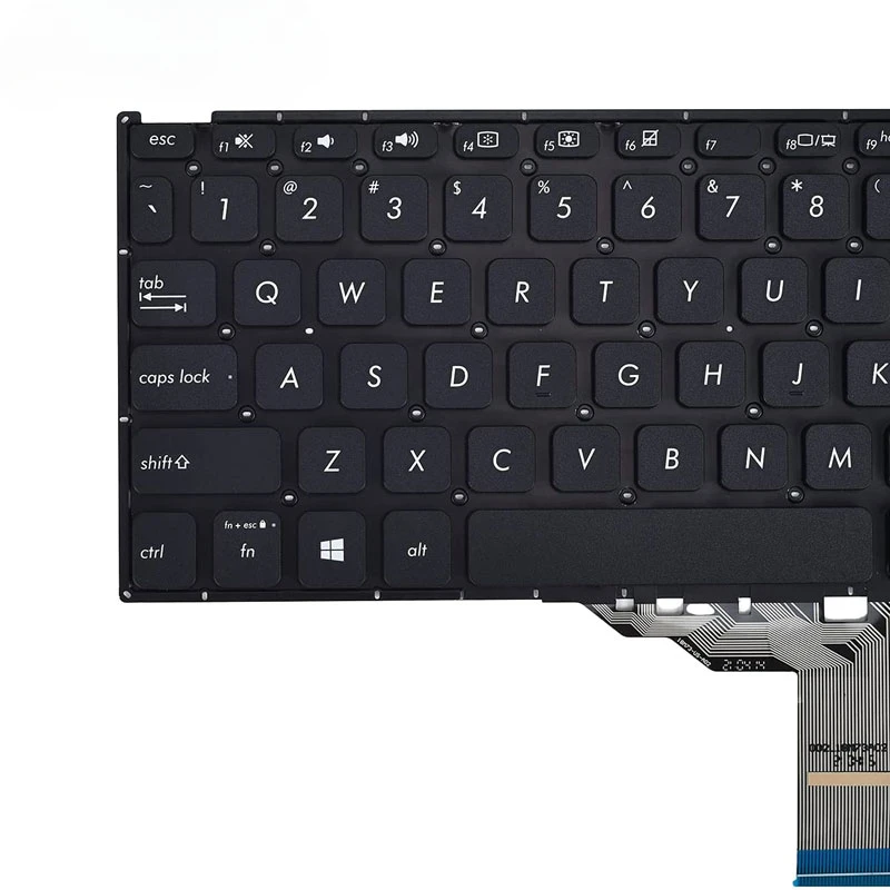 Фото Клавиатура для ноутбука Asus Vivobook 15 F512 F512DA F512JA F512FA F512UA X512 X512FA без подсветки, черная, раскладка US №4