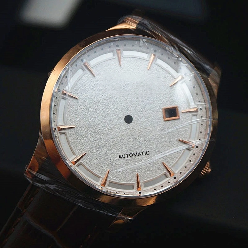 

42 мм набор аксессуаров для часов в стиле ретро, сапфировый чехол из нержавеющей стали для 8200 2824 движений, складная застежка с логотипом J