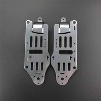 2 pcs high quality lower aluminum alloy sheet left right sheet for wltoys v912 v912 a rc helicopter upgrade parts accessories
