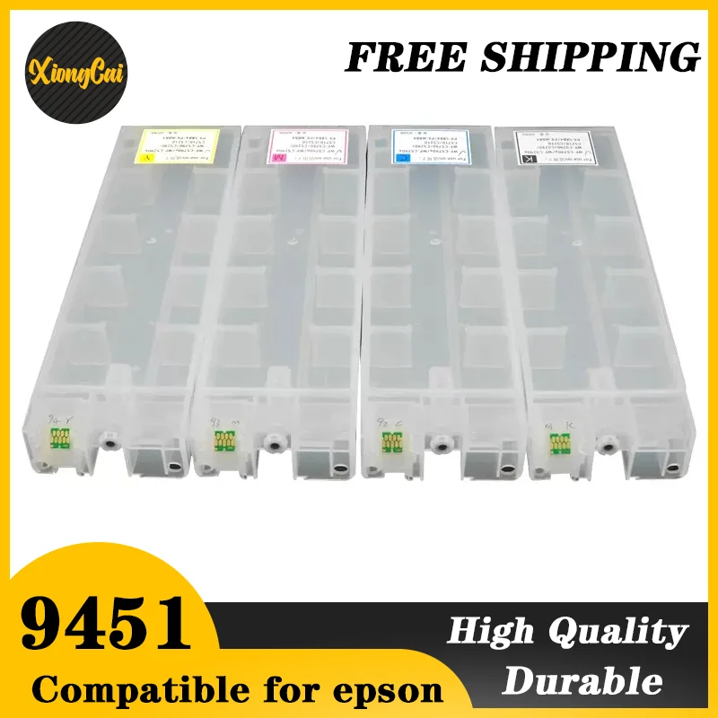 

For Europe T9451 T9452 T9453 T9454 ink cartridge For Epson WorkForce Pro WF-C5290 C5790 WF C5210 C5710 with chip and pigment ink