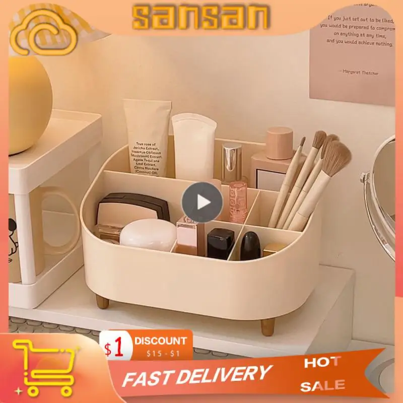 

Overhead Design Large Capacity Storage Box Save Space High Capacity Desktop Storage Box Compartment Storage Rounded Corners