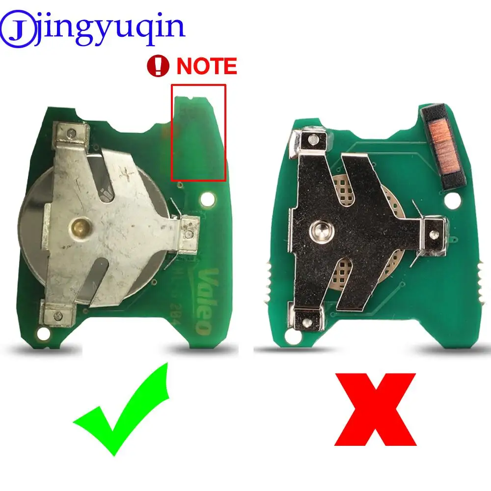 Jingyuqin 2 кнопки 89785-0H901 Модифицированная флип-микросхема 433 МГц 4D70 для Toyota Aygo Peugeot